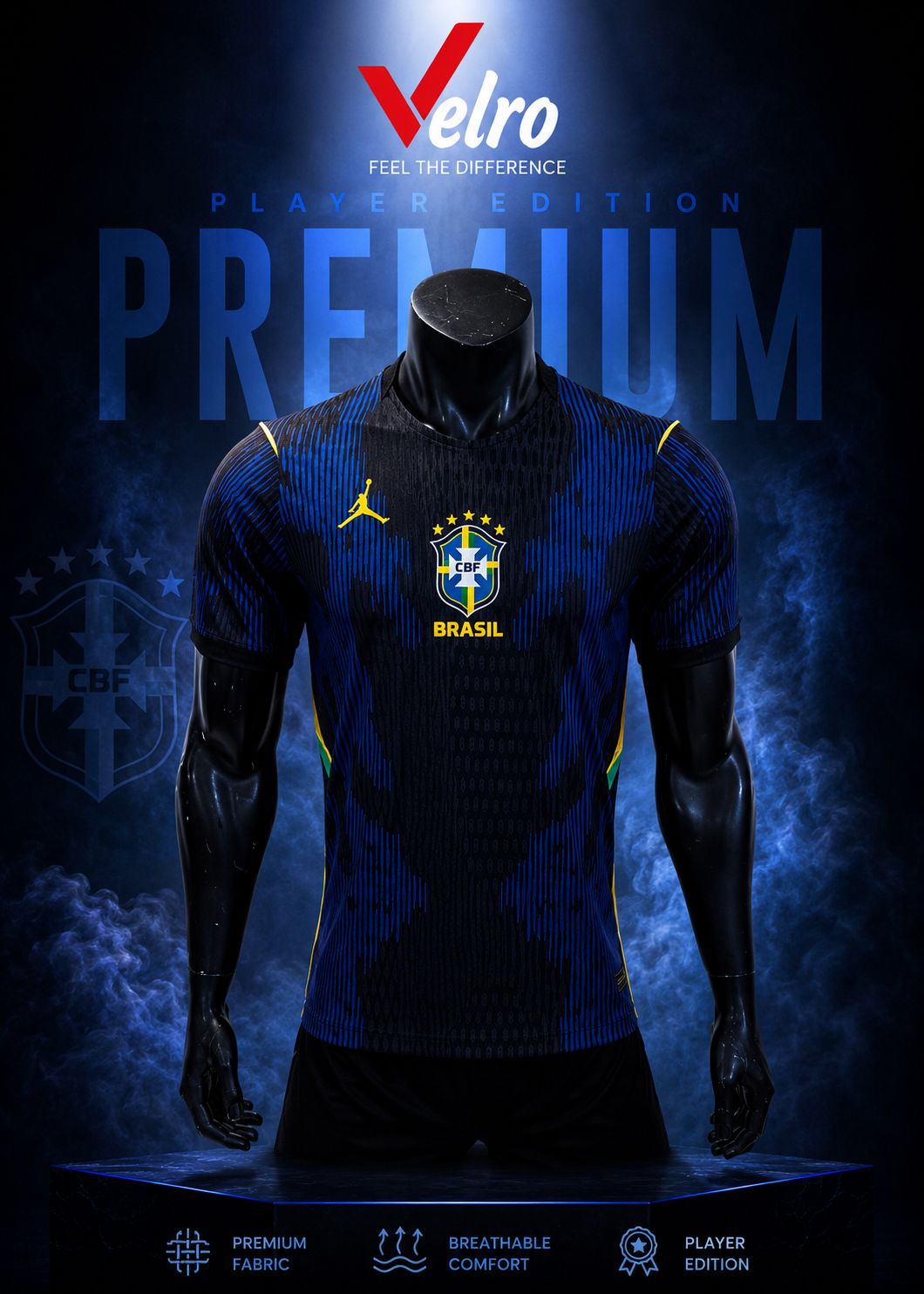 WhatsApp Image 2026-05-26 at 11.28.41 PM Brazil Away Player Edition Jersey Collection || VELRO - Image 1