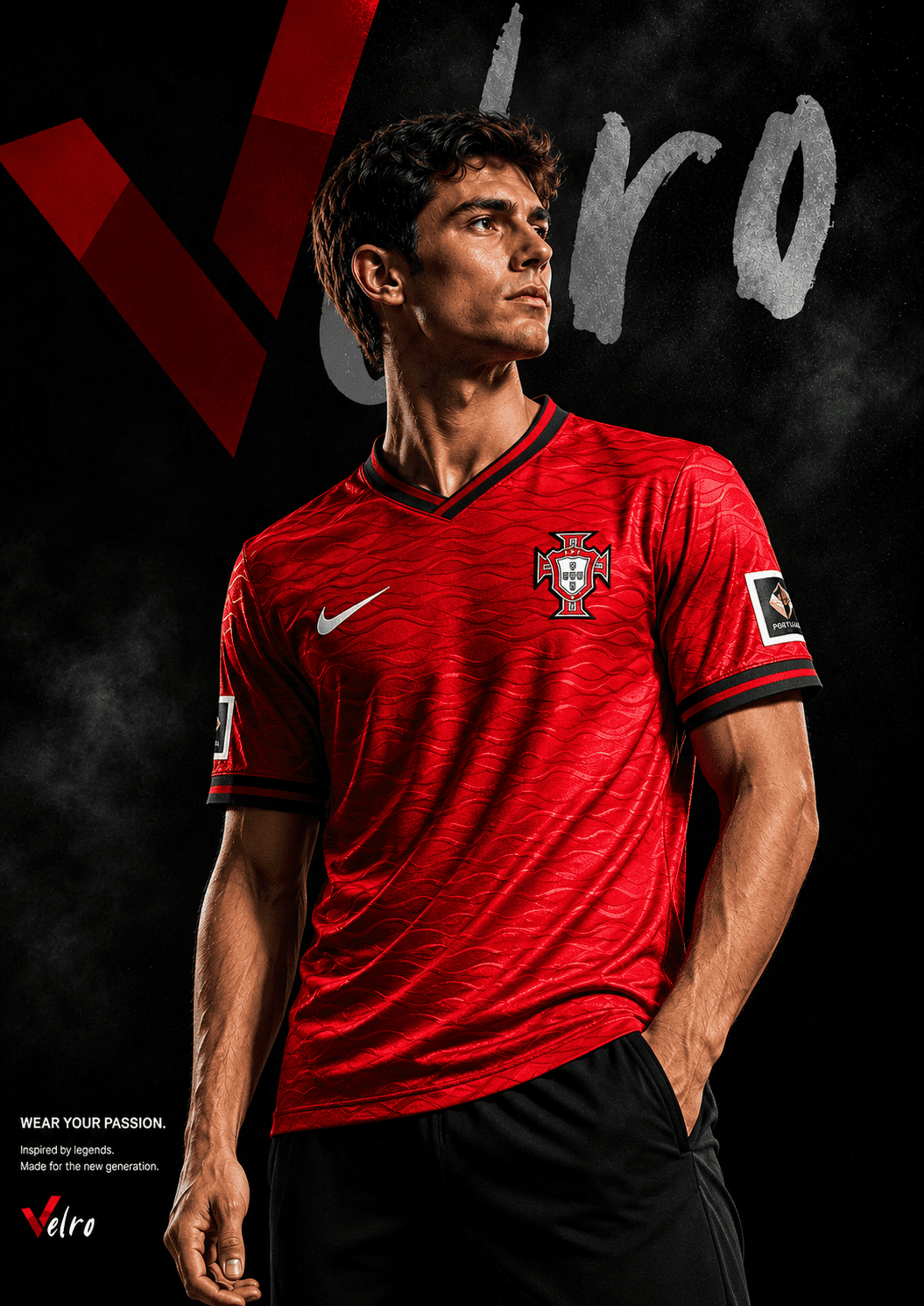ChatGPT Image May 23, 2026, 11_28_59 PM Portugal Home Jersey , Mash Fabric || VELRO BANGLADESH - Image 1